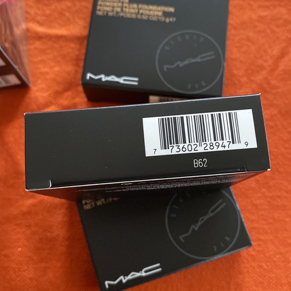 3/pack MAC C5 Studio Fix Powder Plus Foundation Net weight 0.52OZ/15g B62 - Picture 4 of 14